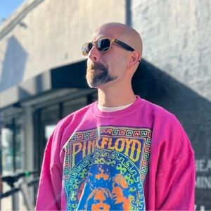 Pink Floyd Oversized Graphic Crewneck Sweater S/M